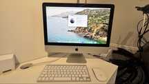 iMac, mysz, klawiatura Apple