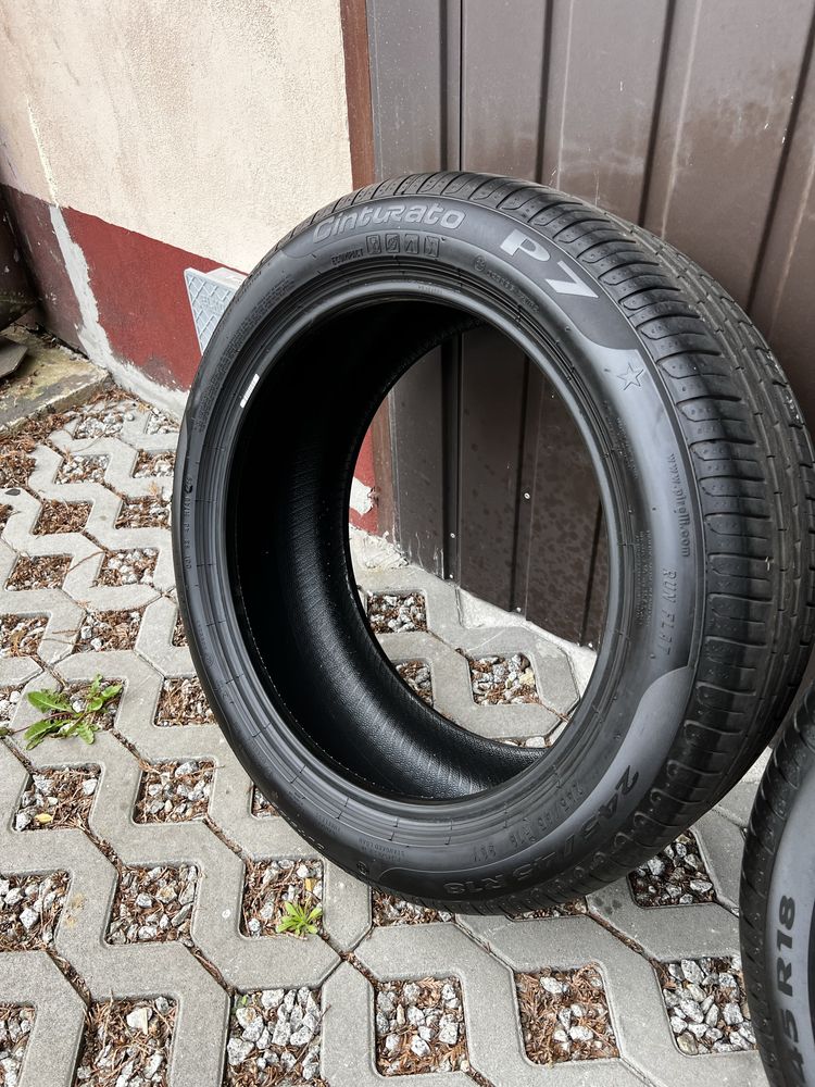 4x Opony Letnie Pirelli Cinturato P7 245/45/18 RunFlat Montaż