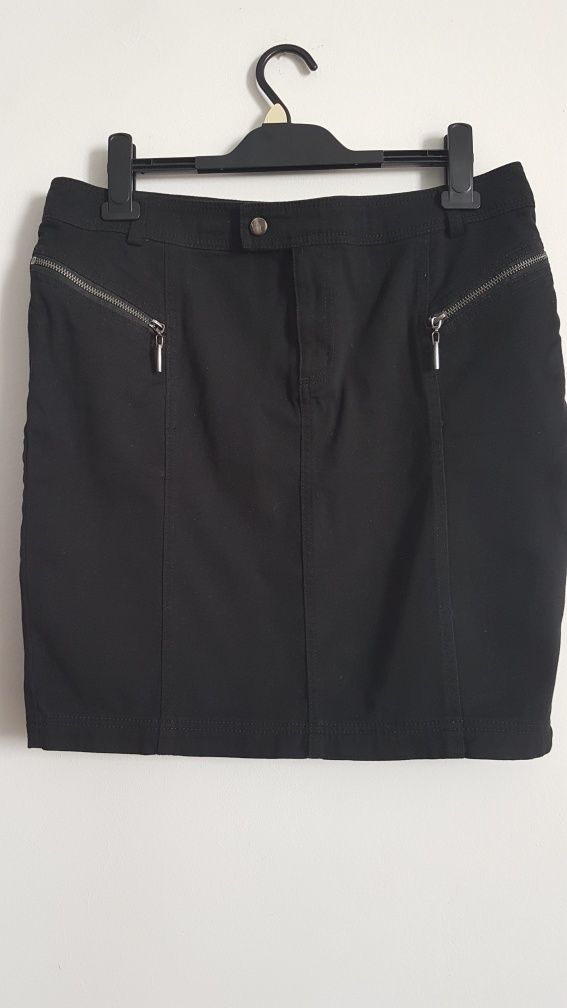 Nowa czarna spódnica typu jeans, 42 Reserved