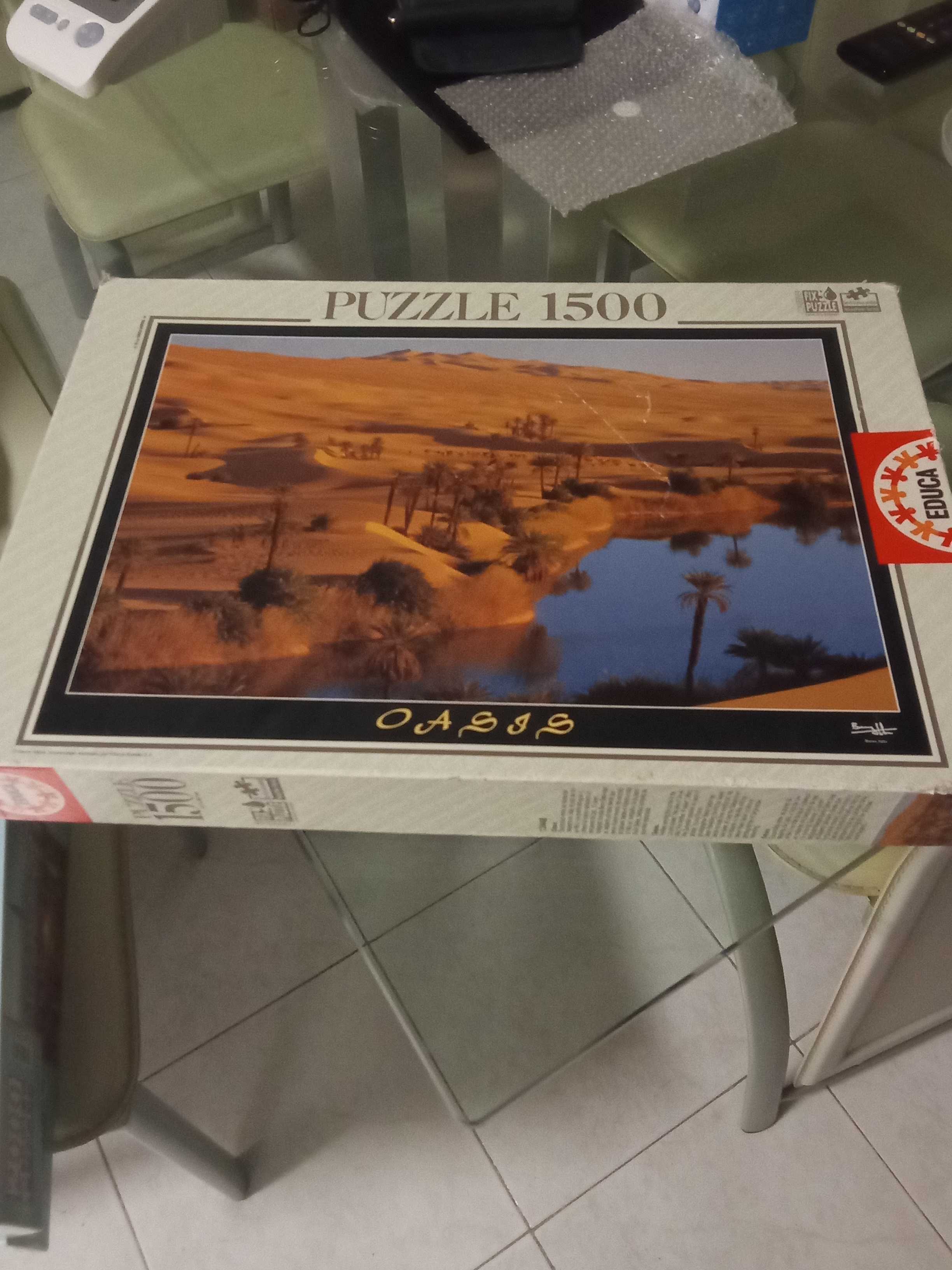 Vendo puzzle de 1500 peças da educa em bom estado