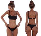 Strój Kąpielowy Sexy Bikini Brazylijskie Dwuczęściowy Kostium Top Kolo