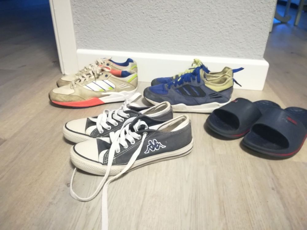Adidas 37 , kappa zestaw 4 par butów