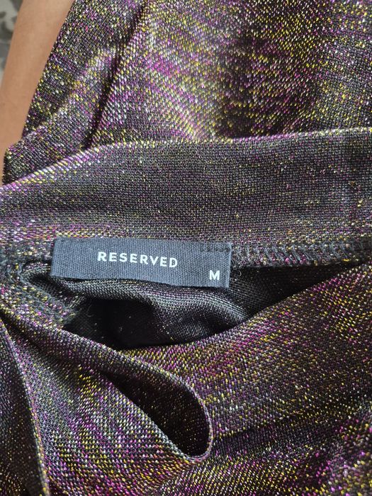 Brokatowa bluzka Reserved rozmiar M