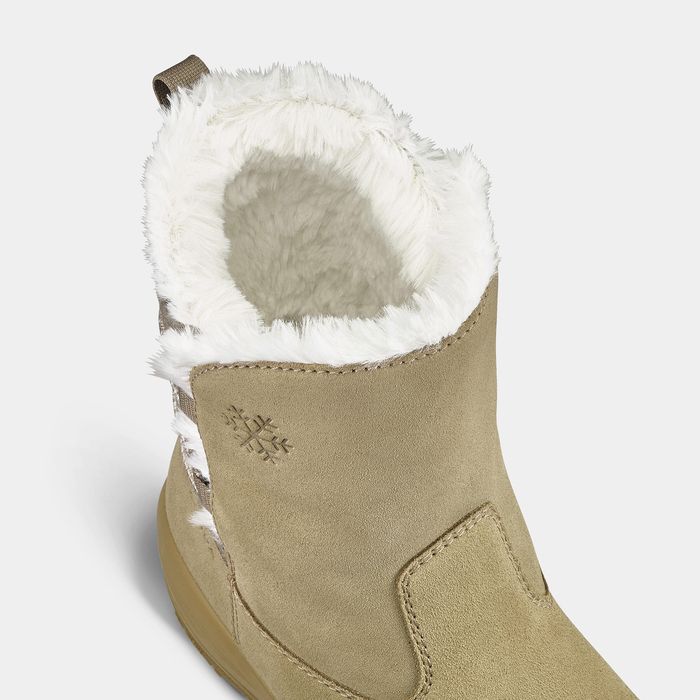 Botas de caminhada na neve quentes e impermeáveis mulher,