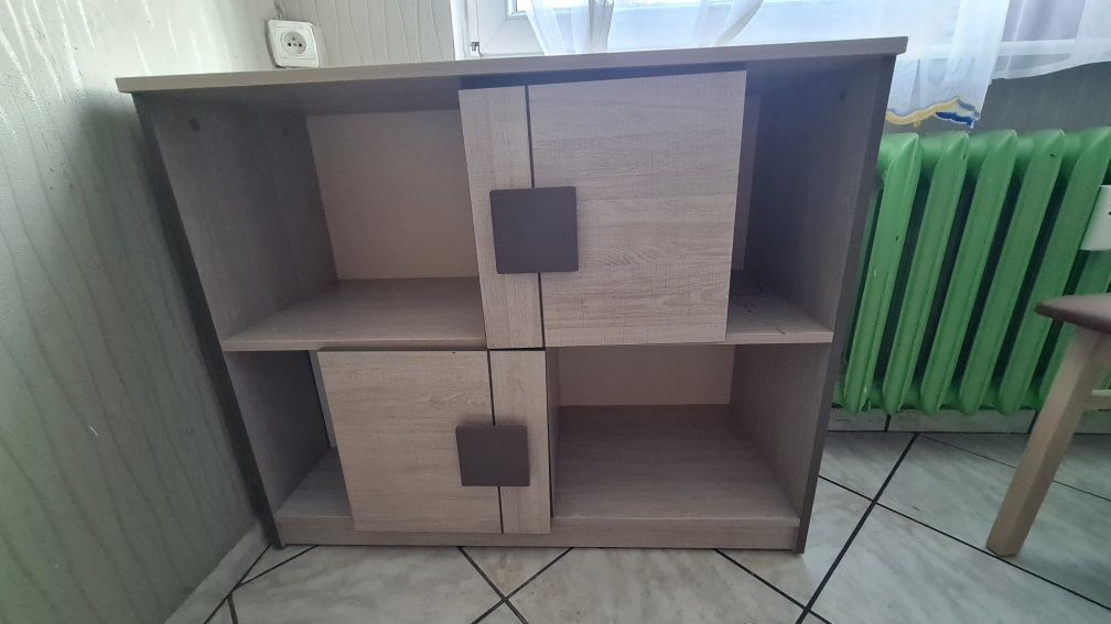 łóżko z biurkiem regał szafka