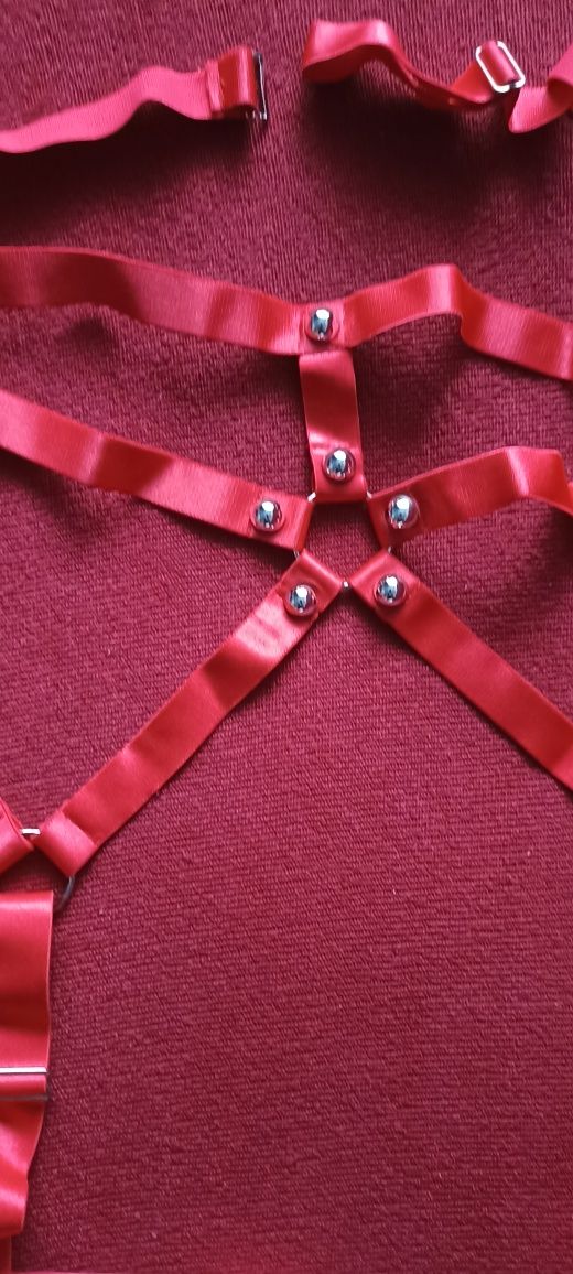 harness paski na pupę uda talię spandex  plus size