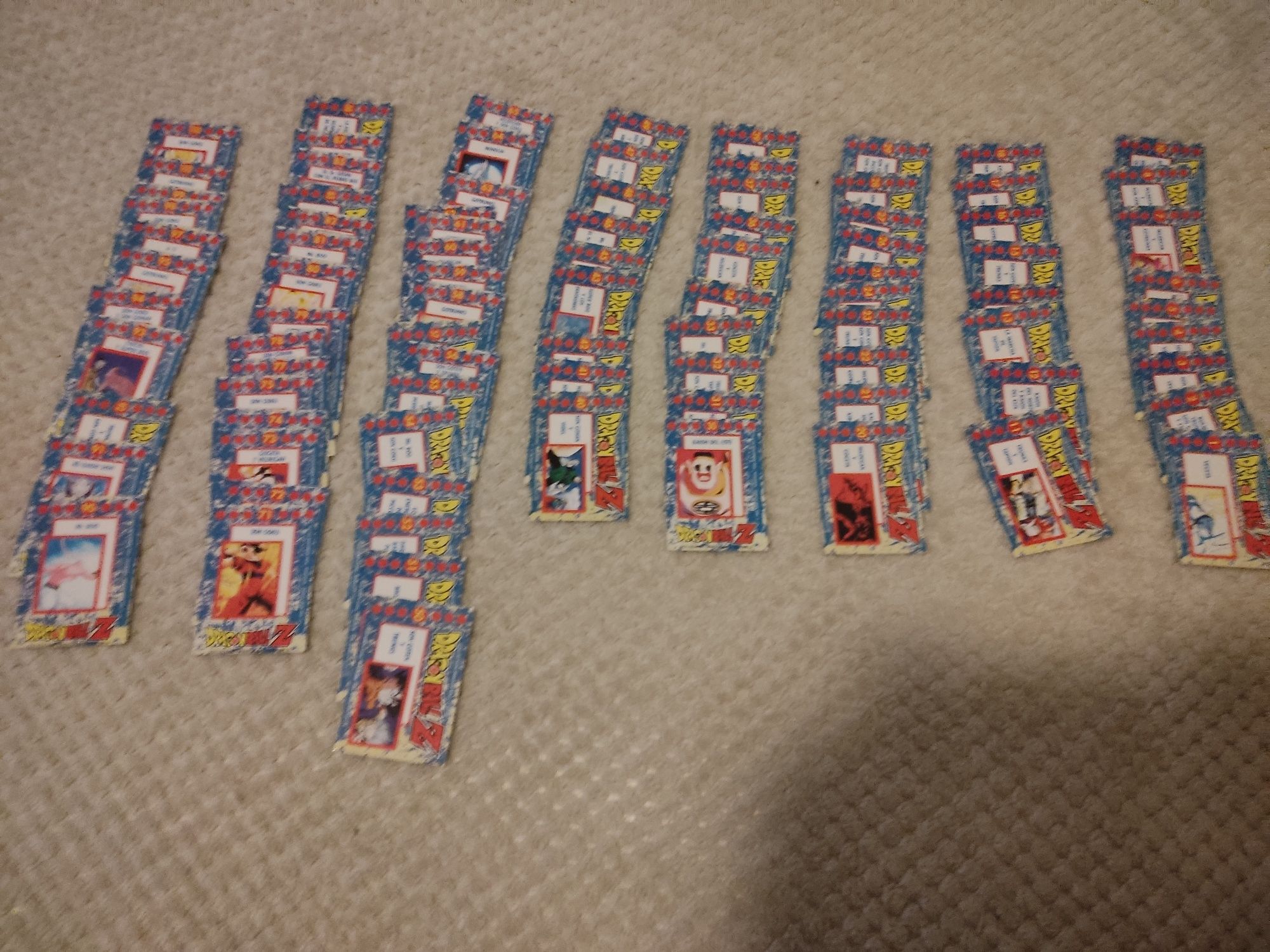 Lotes de cartas Dragon Ball z serie 2