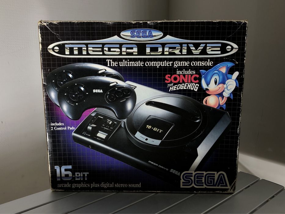 Sega Mega Drive 1 1992 оригинал полный комплект