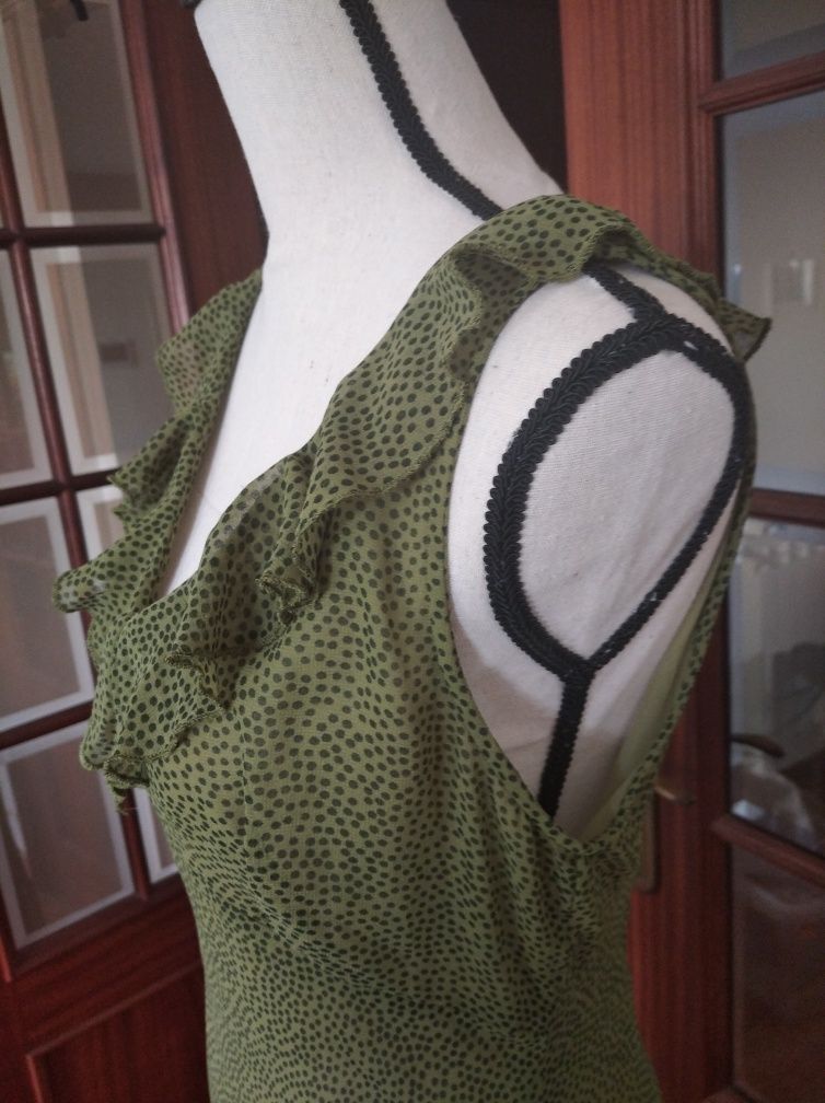 Vestido verde tamanho 3