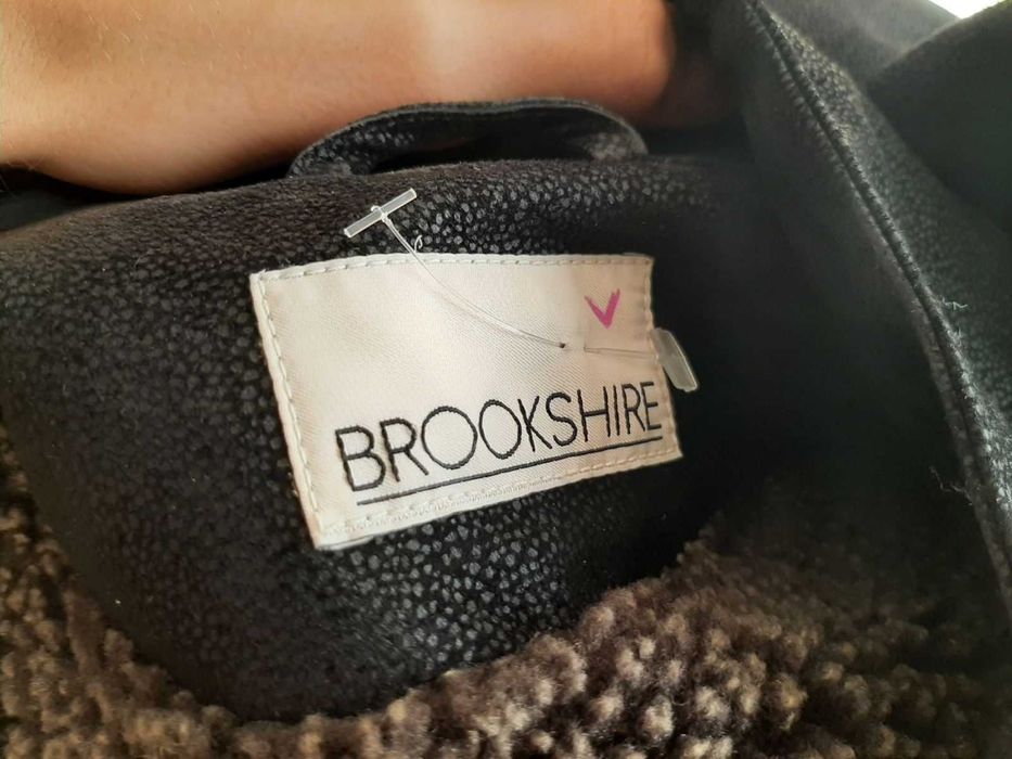Женская кожаная утеплённая куртка Brookshire  размер 48-52.