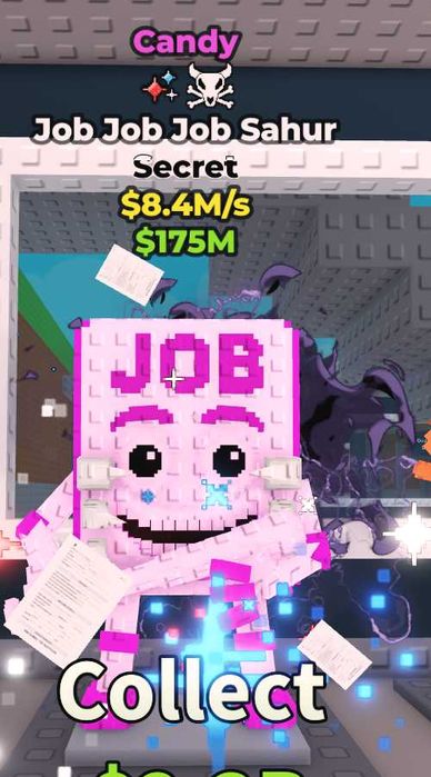 (Steal a brain rot) job job job shaur