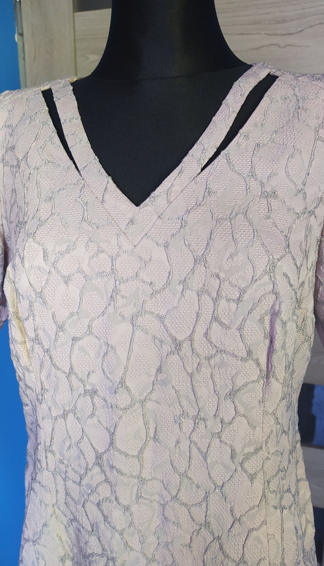 Elegancka wizytowa sukienka damska 42/44/