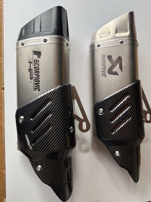 Ponteiras Scorpiovic e Akrapovic