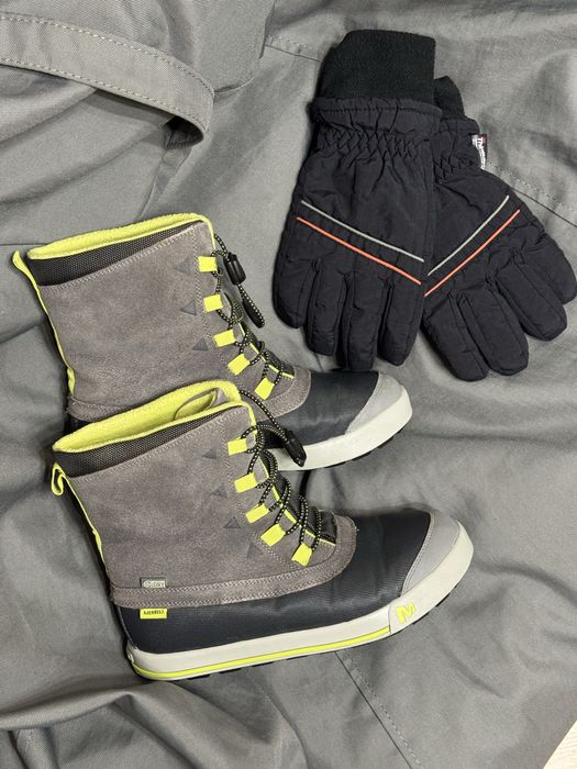 Термо ботинки MERRELL waterproof в идеале+ краги