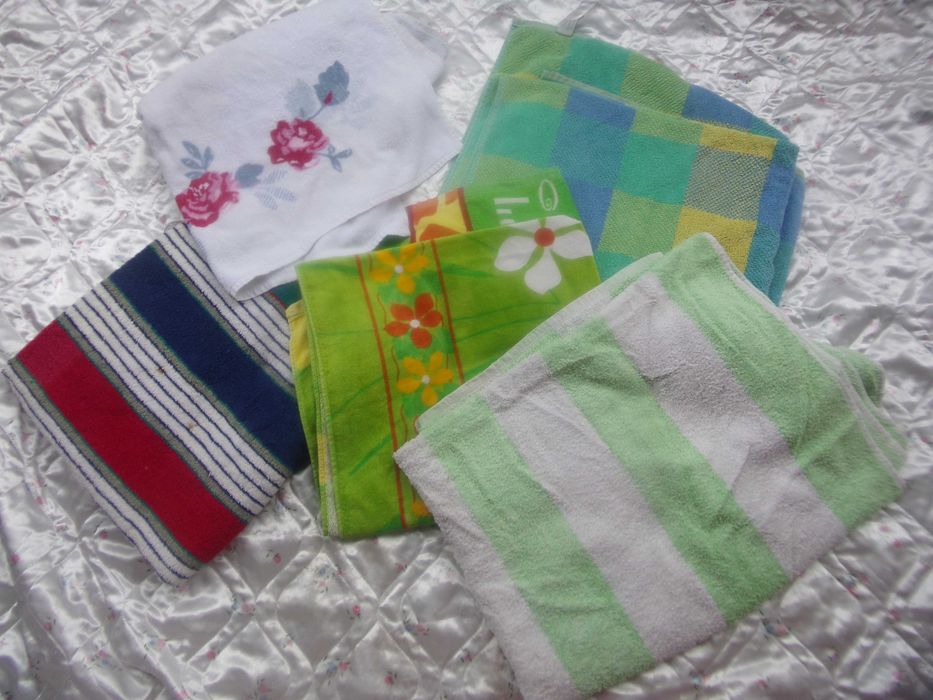 4 Duże Ręczniki plażowe KĄPIELOWe retro super kolory TCM Tchibo