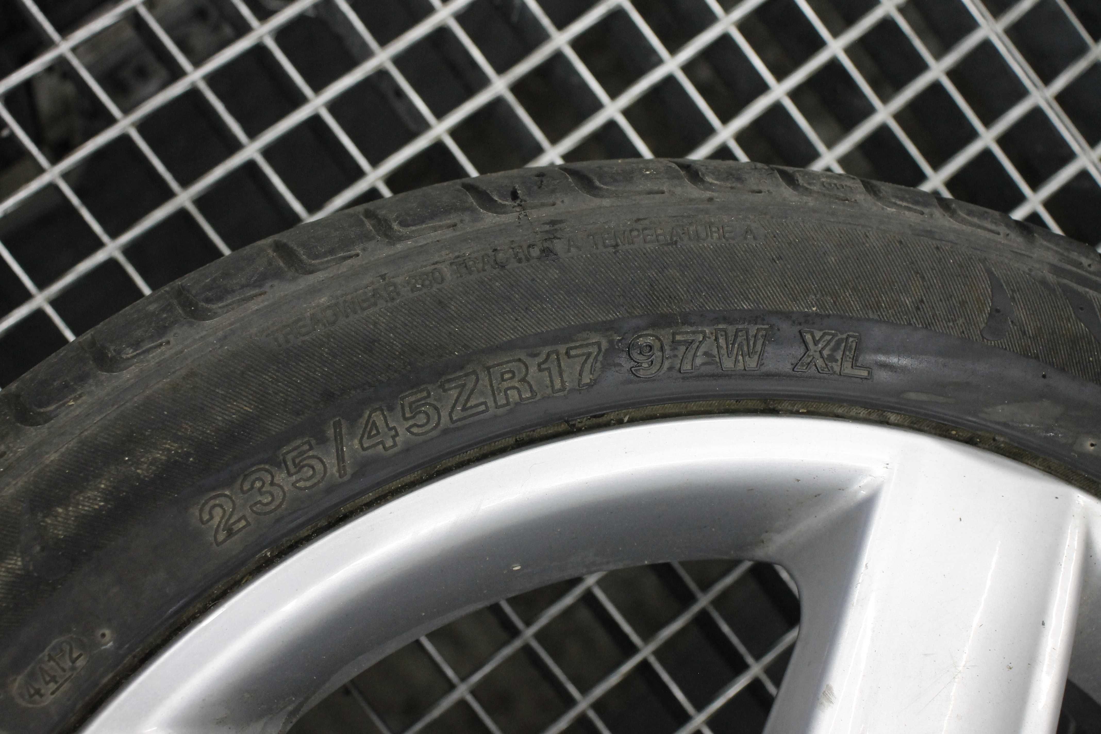 Felga aluminiowa 17 koło małysz b6  zapasowe 5x112 b7 a4
