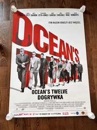 Oryginalny plakat filmowy „Ocean’s Twelve. Dogrywka”