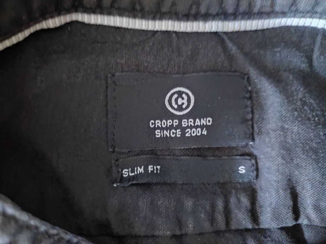 Slim fit  cropp zapinana koszula naturalna przewiewna bawełna len