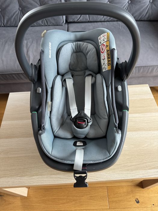 Fotelik Maxi Cosi Coral 360 + obrotowa baza 360 Isofix +oryginalny pas
