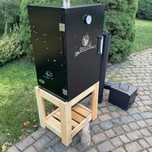 Wędzarnia Metalowa Ocieplana MD124L/80 + Stołek firmy Grillpal