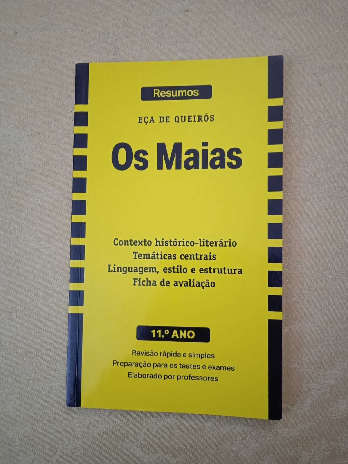 Resumos - Os Maias, de Eça de Queirós - 11.º ano (NOVO)