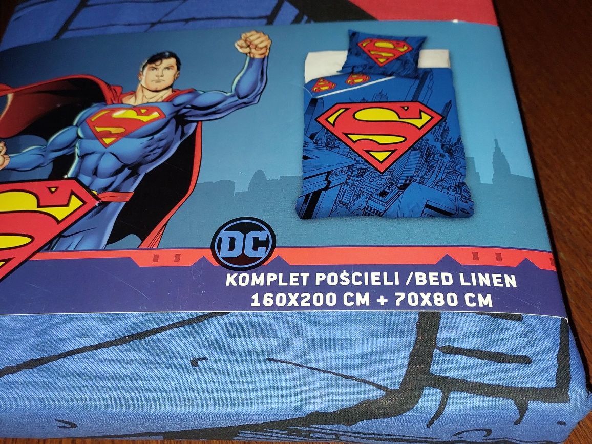 Dla chłopca Pościel Superman Comics Komplet pościeli 160×200 Super-men
