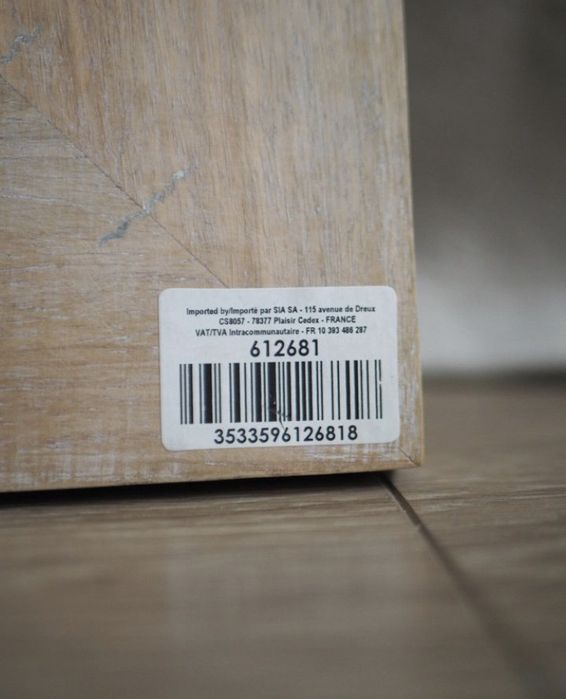 Lustro francuskie w drewnianej ramie marki SIA