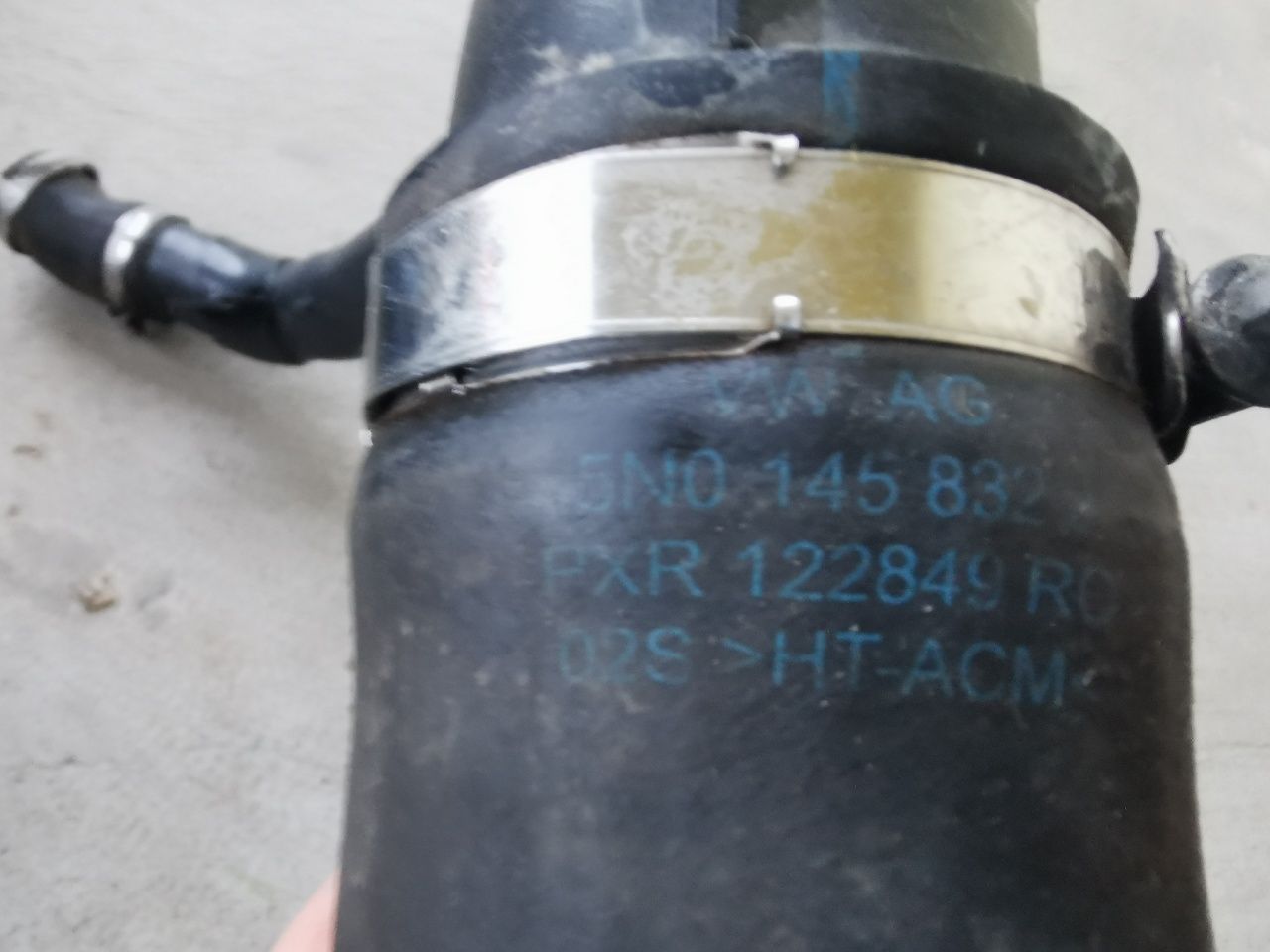 Rura Dolot Intercoolera VW Tiguan I 5n 2.0 Tdi