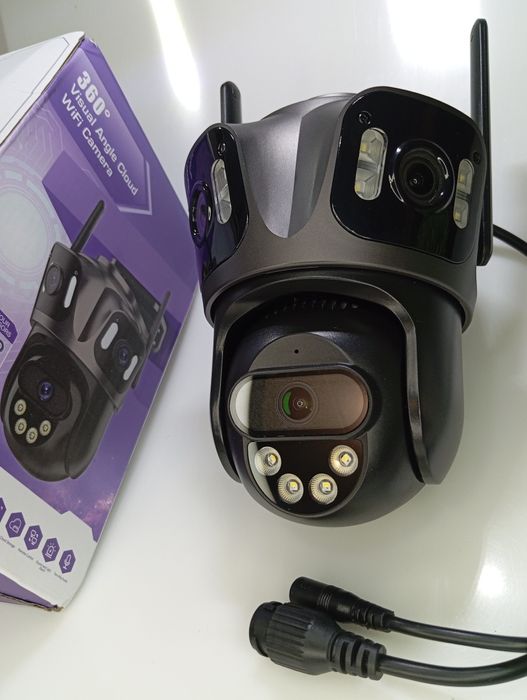 ‼️IP WIFI Камера відеоспостереження Besder XM88 12МП ТРИ об'єктива‼️