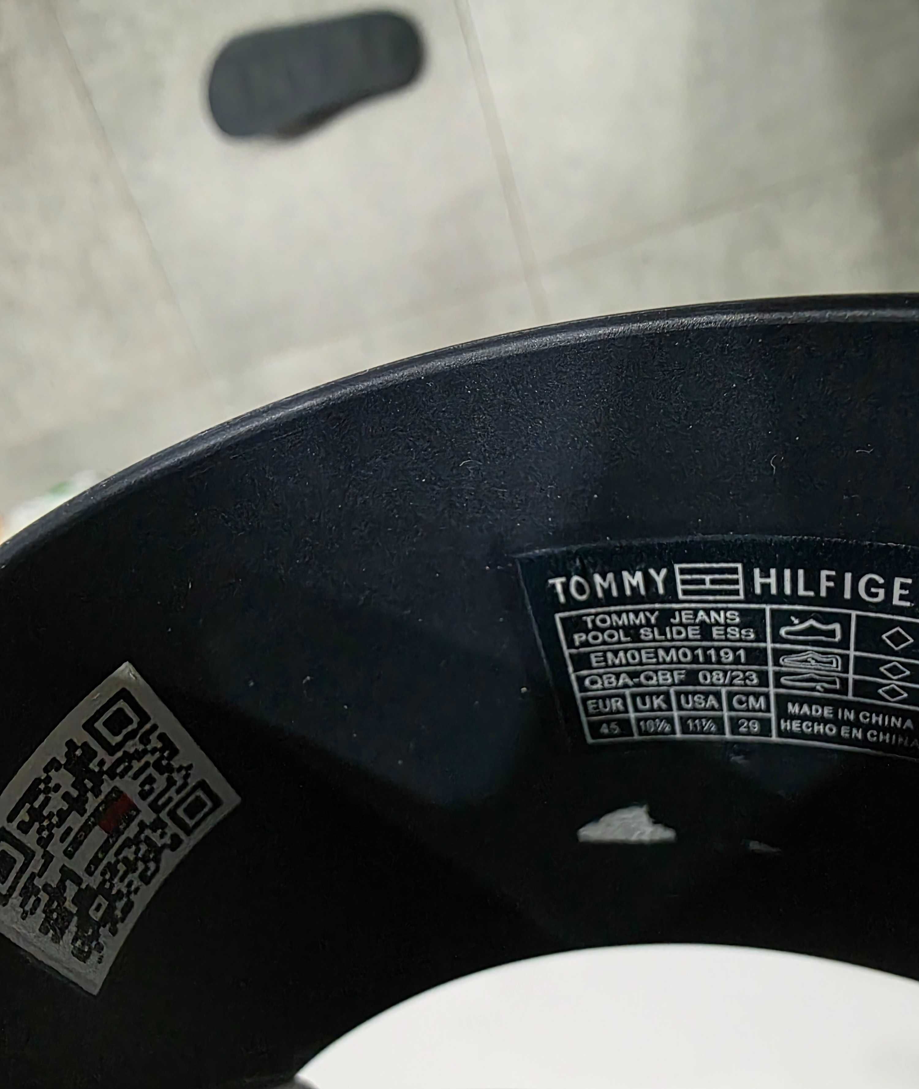 Klapki tommy jeans hilfiger 45 29cm