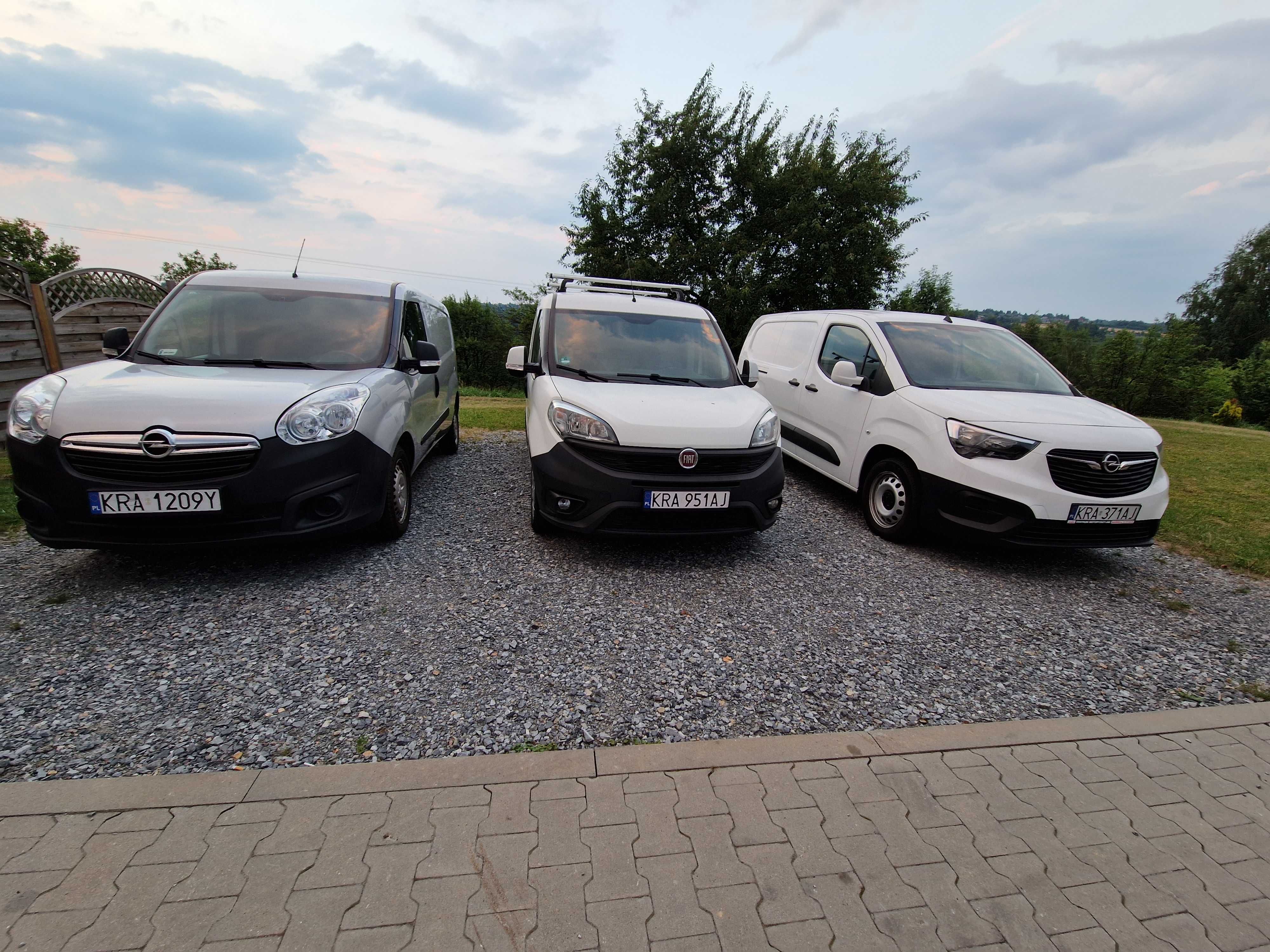 Wynajem busa Opel Combo maxi 3osoby smart cargo