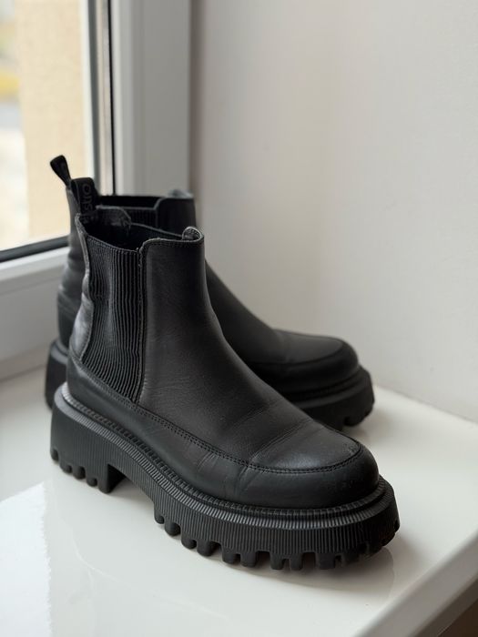 Чоботи челсі ботинки Estro шкіряні