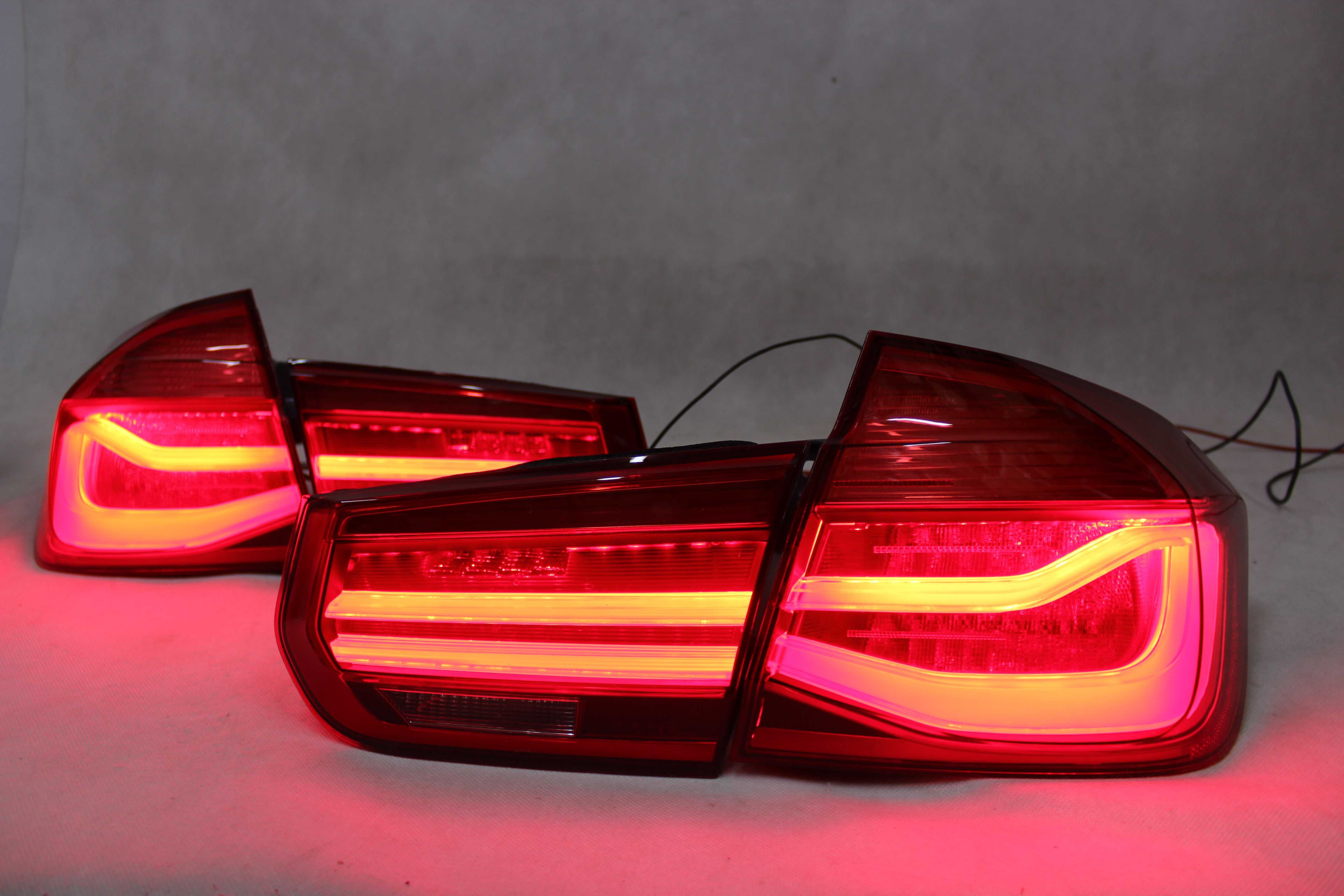 Lampy światła tył tylne BMW F30 11-15 LED BAR NEON TUNING RED NOWE!