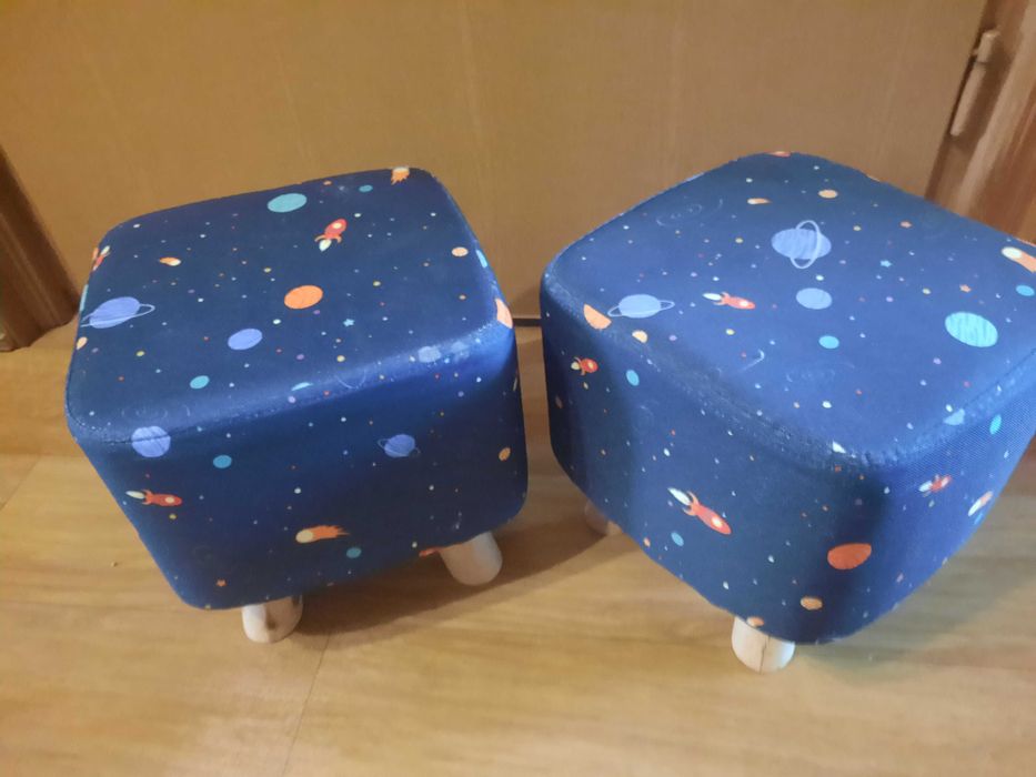 2 x Pufa dziecięca dla dzecka krzesełko taboret  Sinsay Home 27x27x27