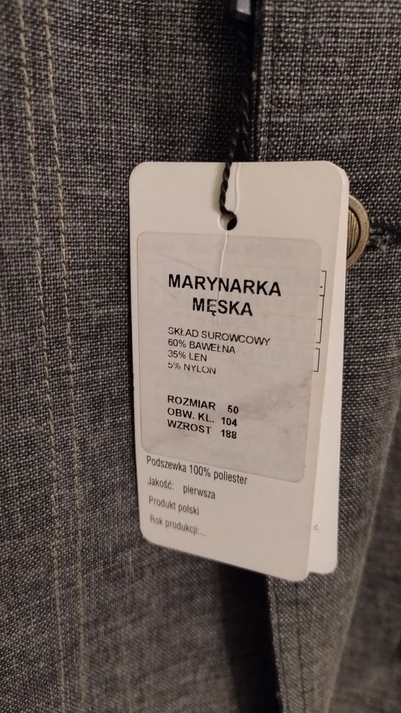Marynarka męska r.50/188/L