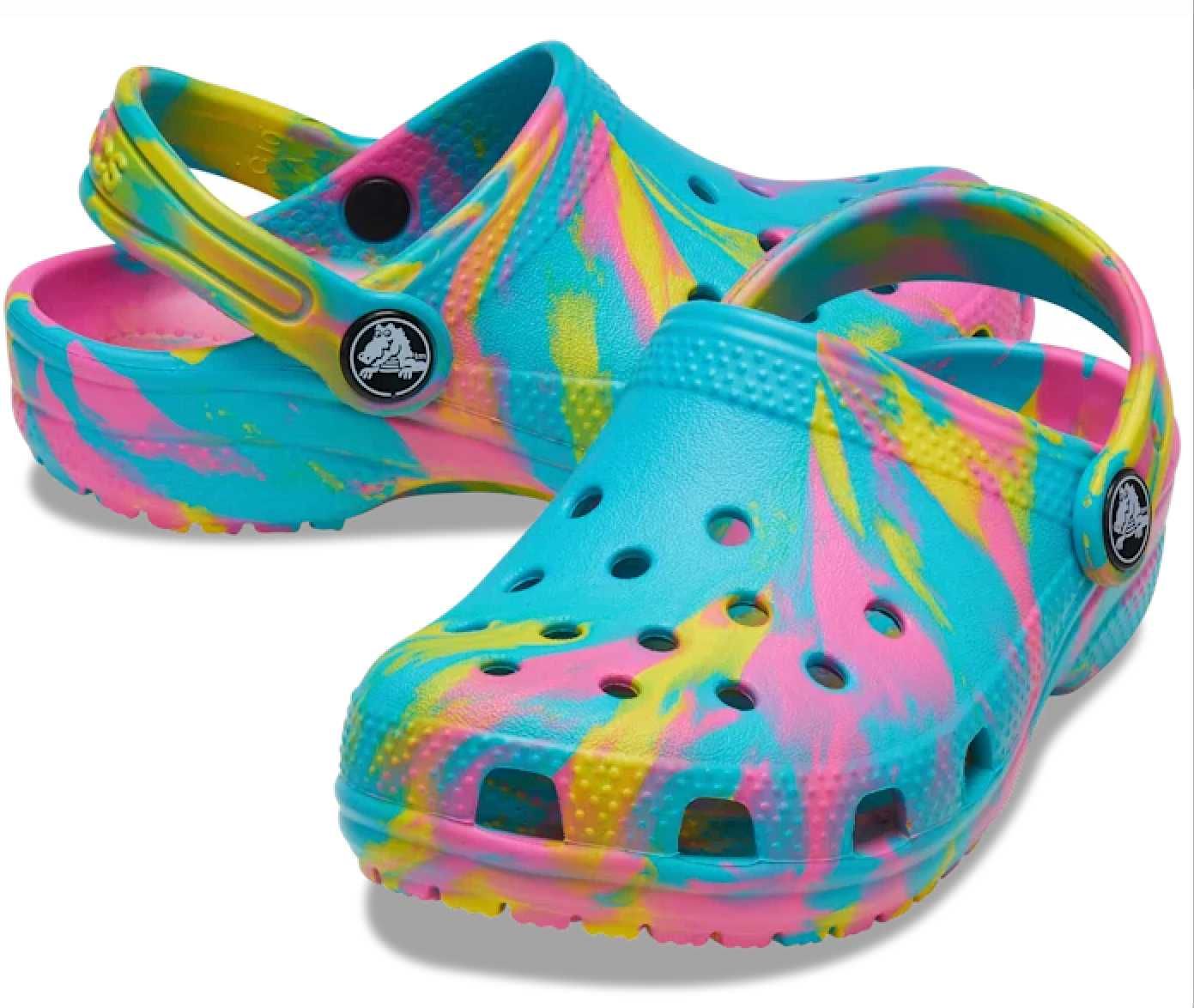 Крокс crocs Tie Dye Holed 35, 36, 37, 38, 39 р