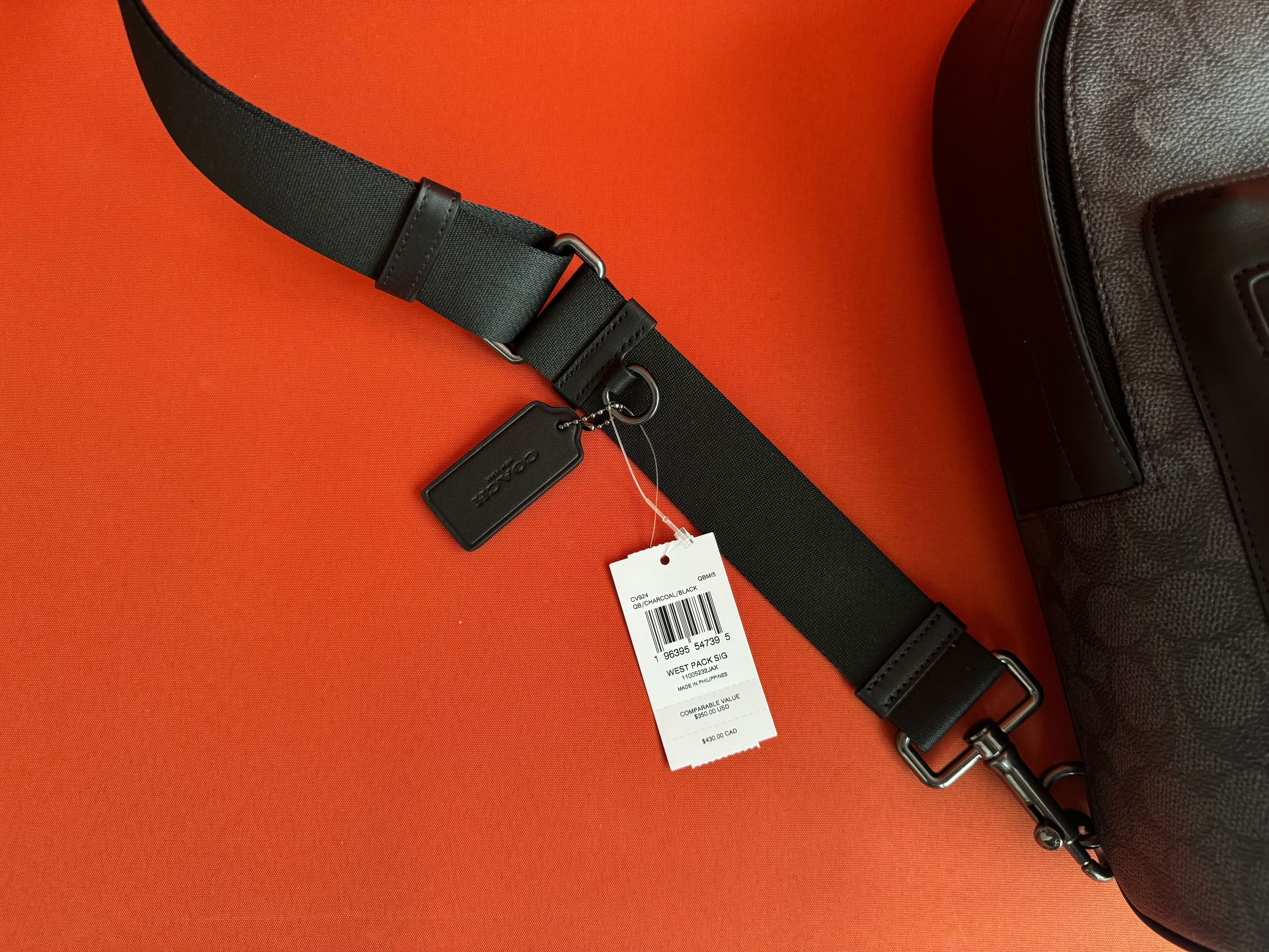 Coach USA West Pack оригінал чоловіча сумка через плече слінг рюкзак