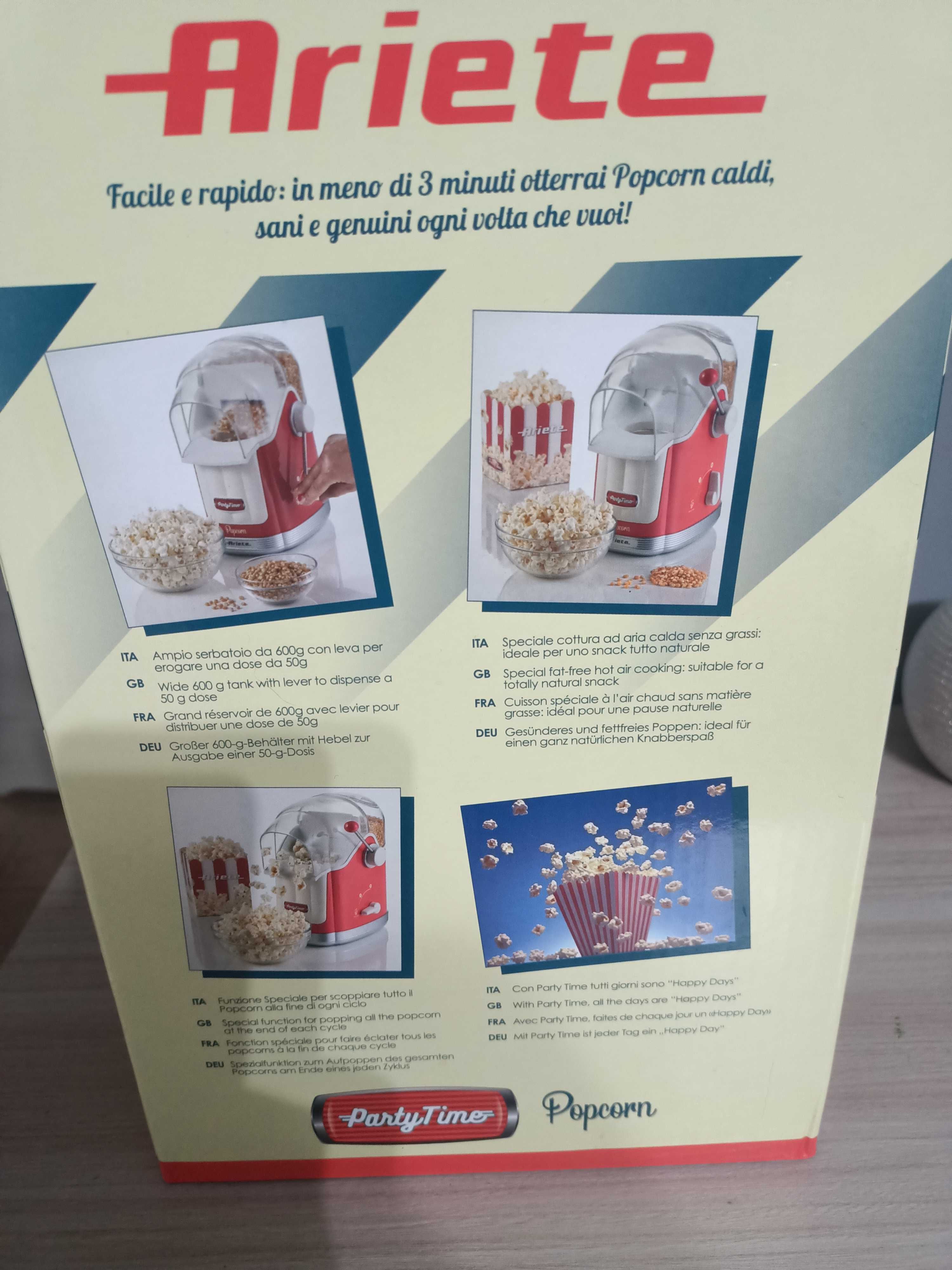 Nowa maszynka do popcornu