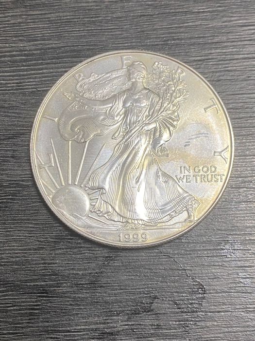 Moedas silver eagle prata americana 999%