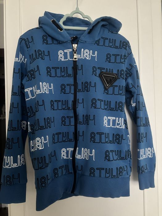 Bluza rozpinana z kapturem, rozm 128