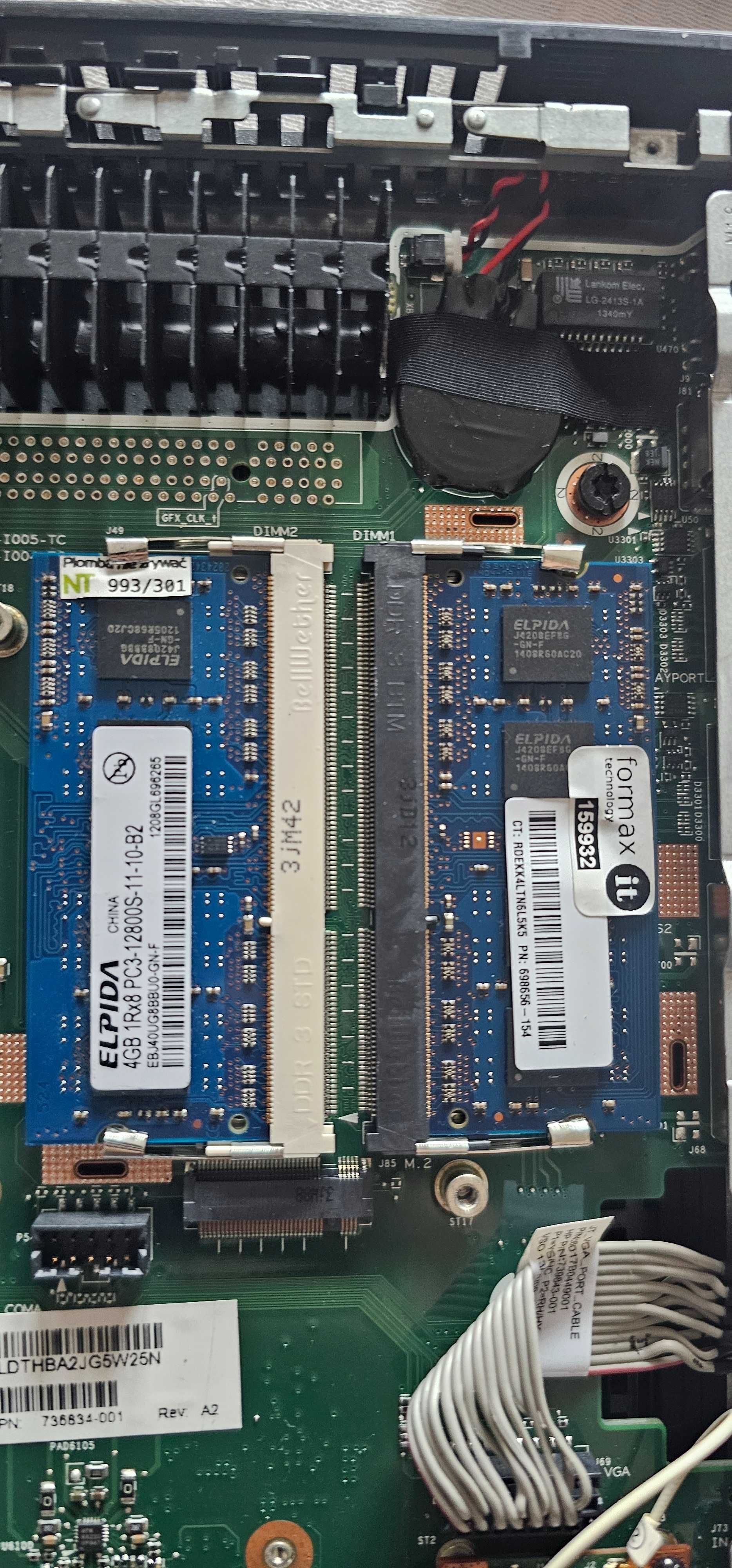 Terminal HP T620 AMD GX-217GA 8GB RAM, z zasilaczem i złączem mSATA