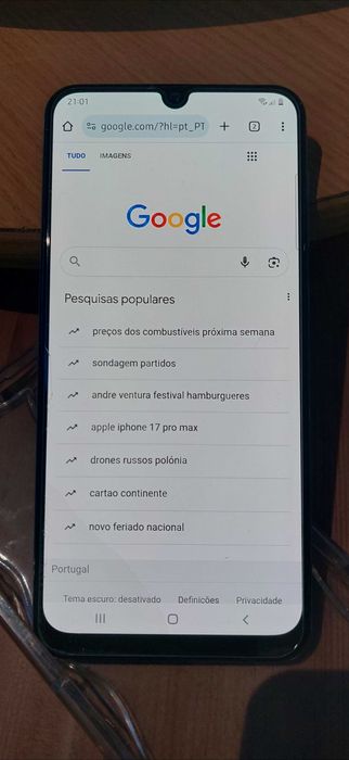 Samsung Galaxy A50 branco pérola