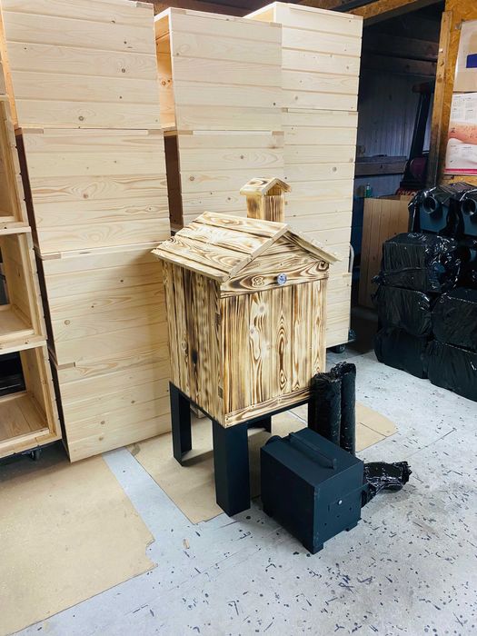 Wedzarnia ogrodowa z drzwiczkami zestaw hit desta 20 MM OPALANA