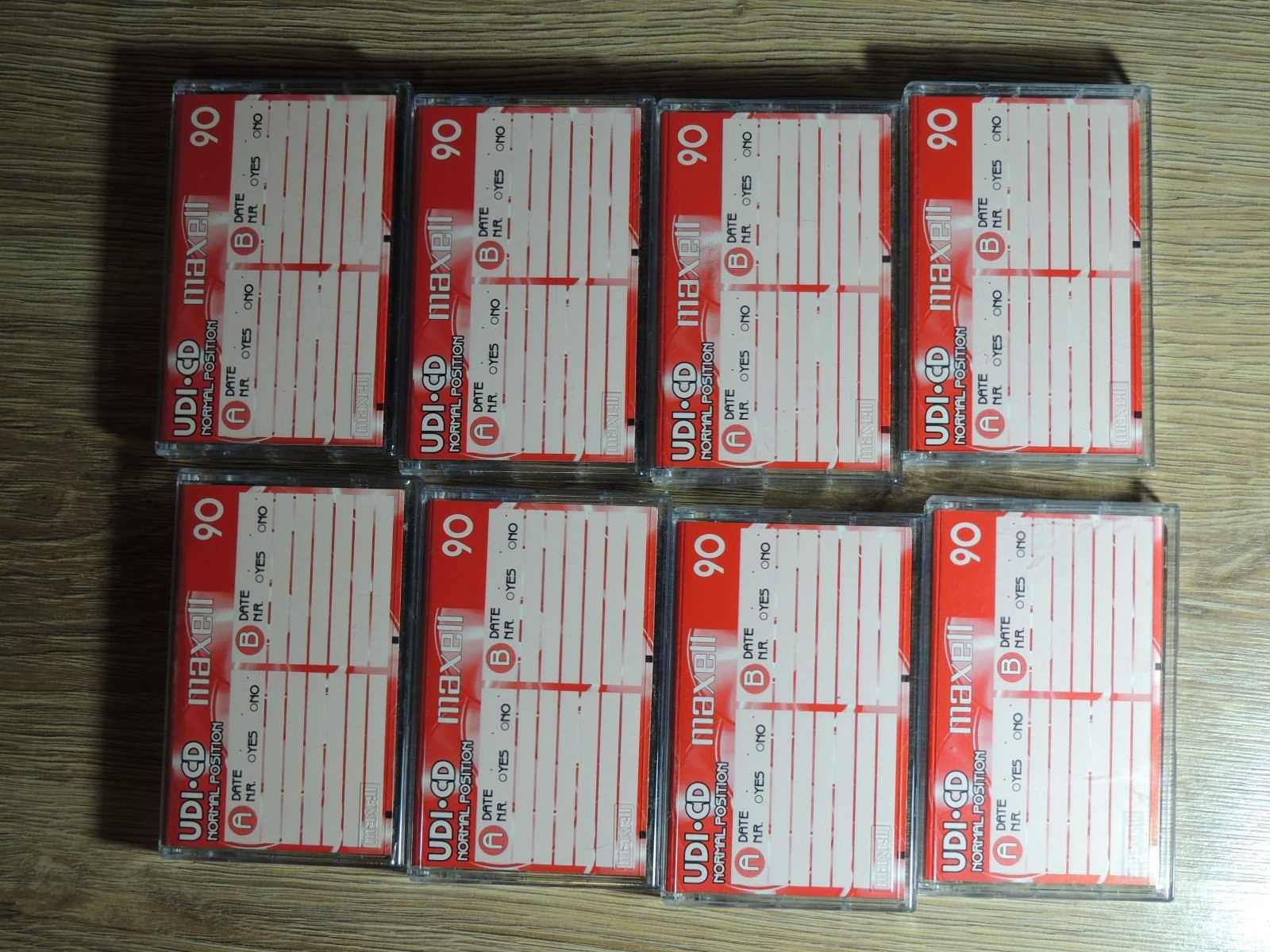 Maxell UDI-CD 90, zestaw 8 kaset