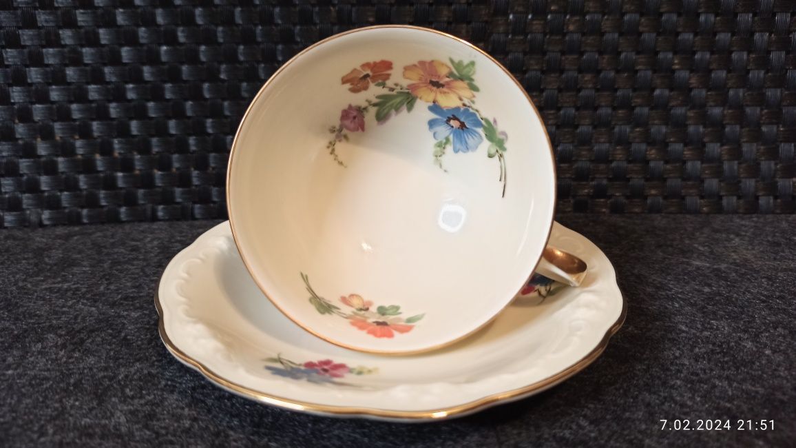 Porcelana Thomas Ivory DUO Mokka kolekcjonerska grupa Rosenthal