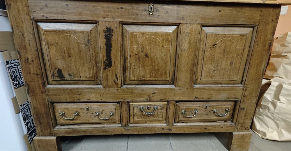 Antyk - rustykalna komoda dębowa - bardzo dobry stan! Okazja cenowa!