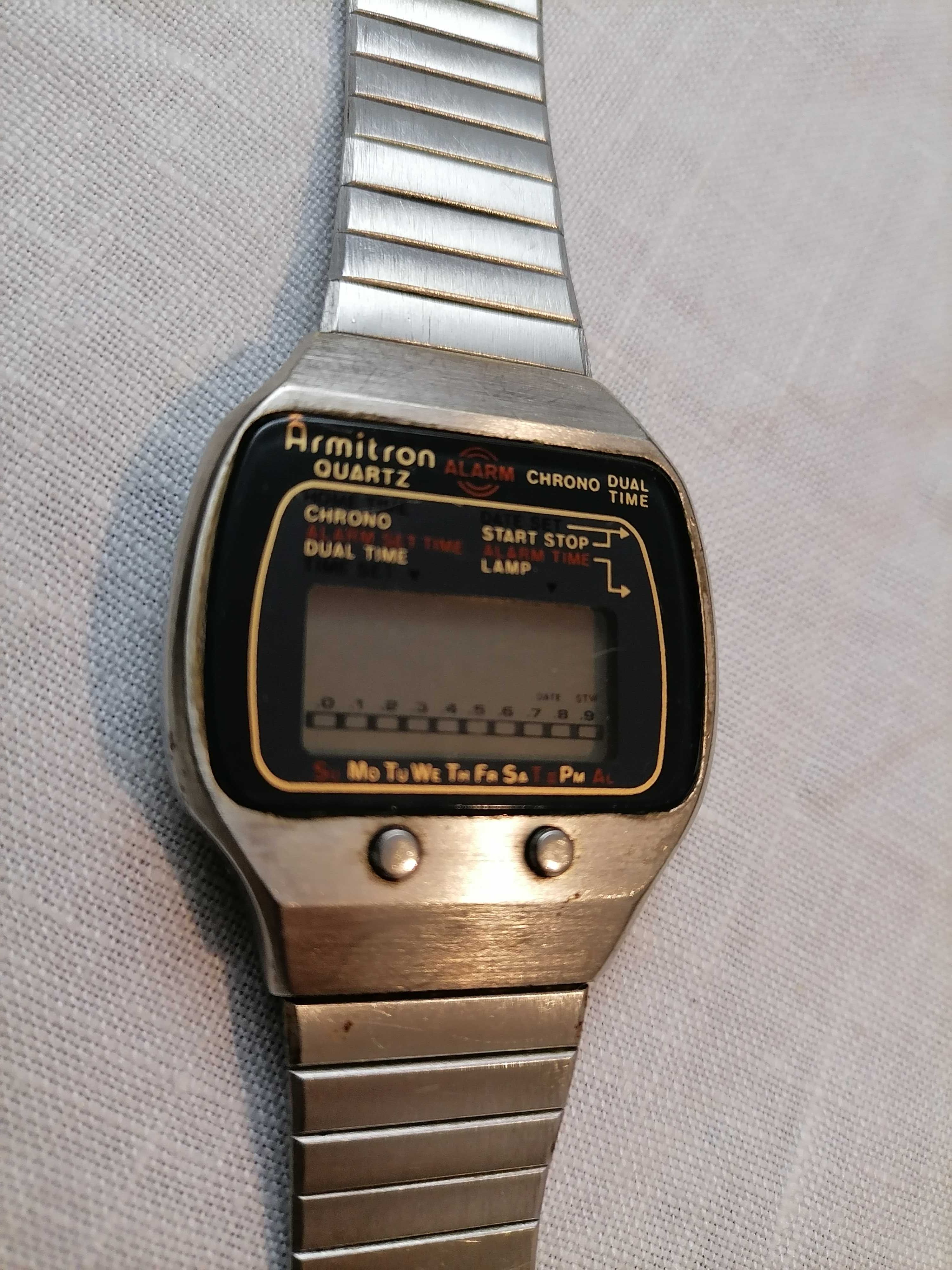 Relógio Armitron vintage anos 70