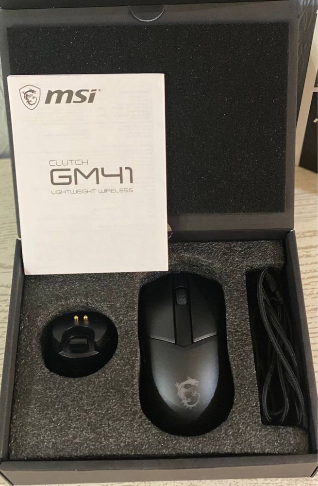 Новая Мышь проводная игровая MSI Clutch GM41