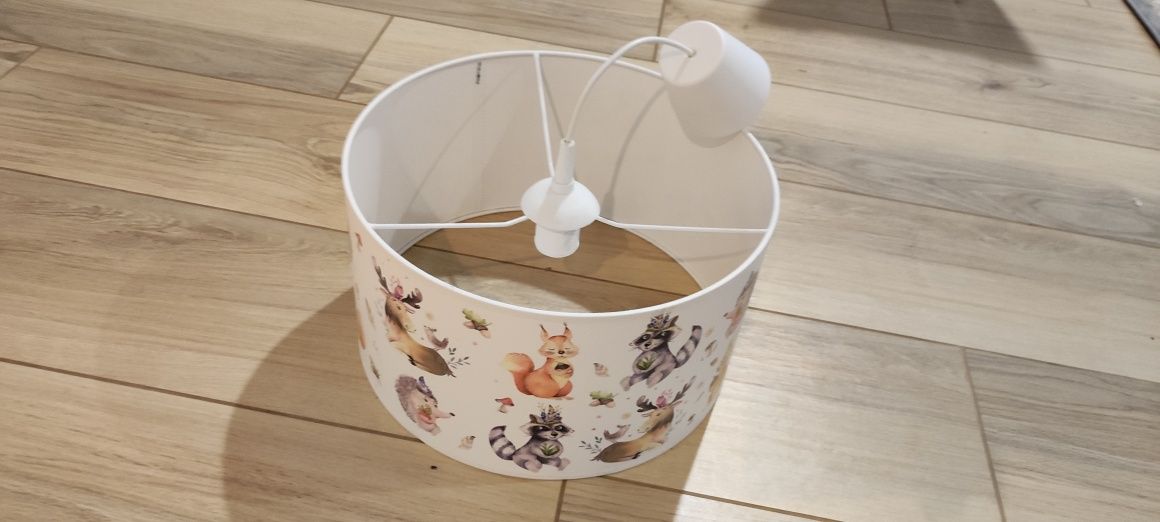 Lampa wisząca 1 x E27 zwierzątka leśne