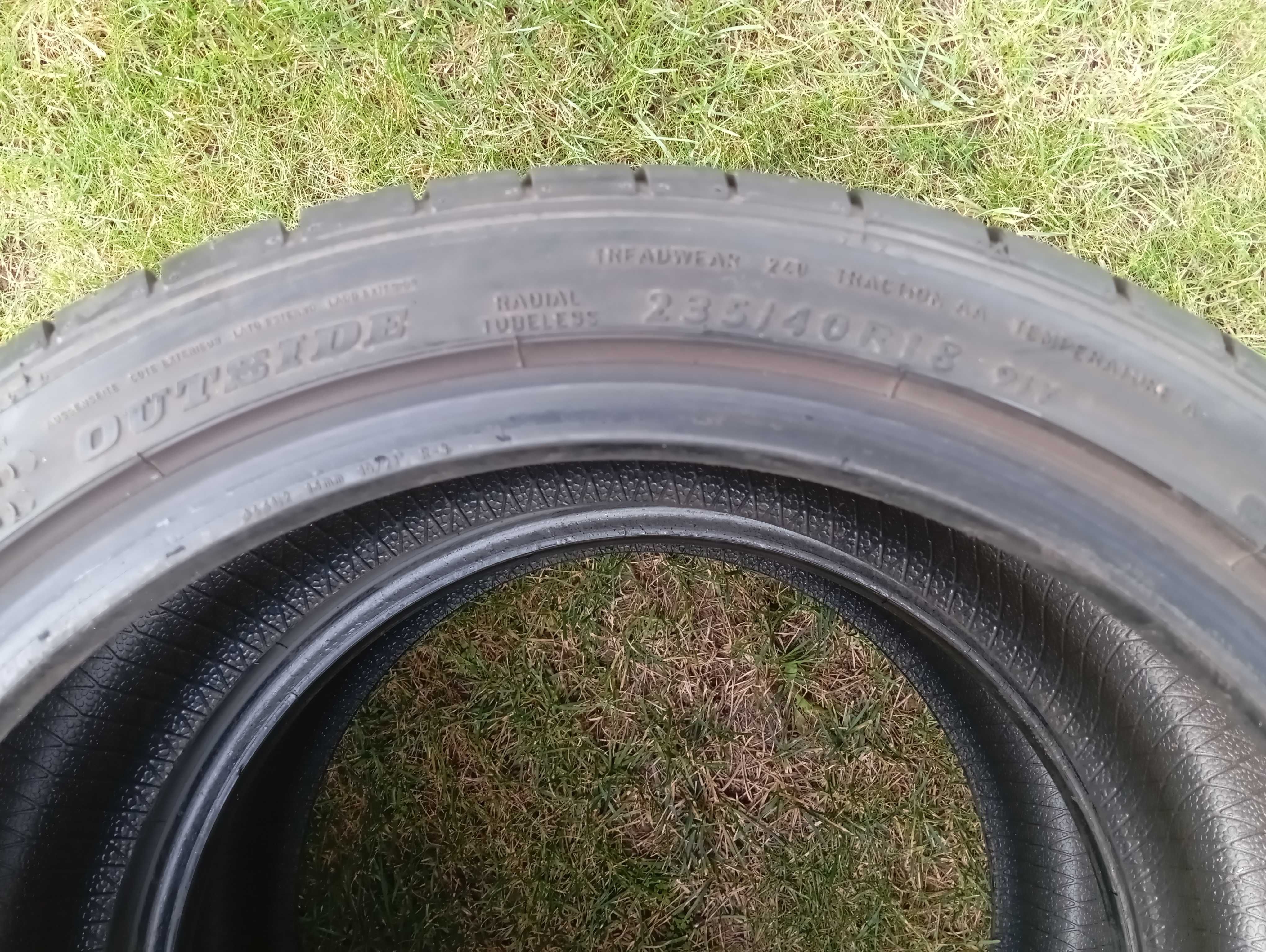 2szt lato dunlop sport maxx 235/40/18  gumy 6,5mm